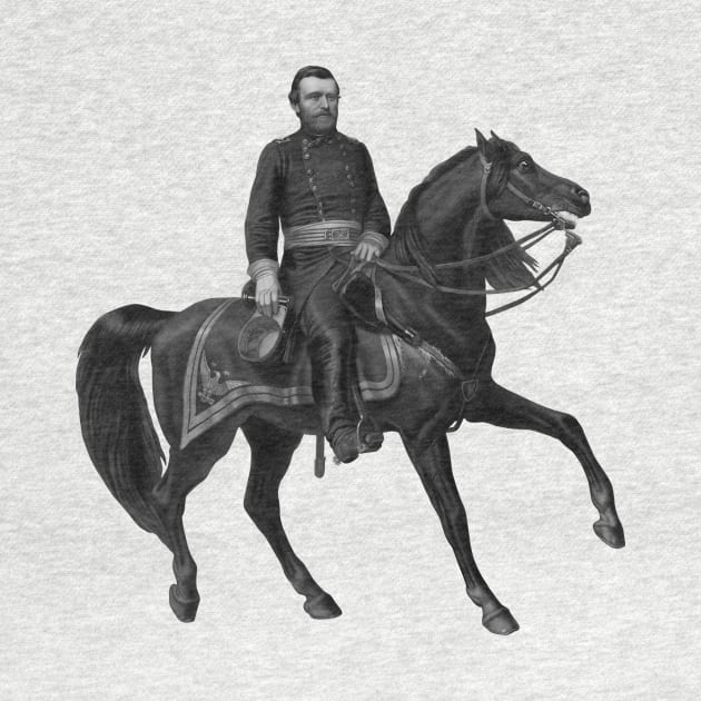 General Grant On Horseback - Military History by warishellstore